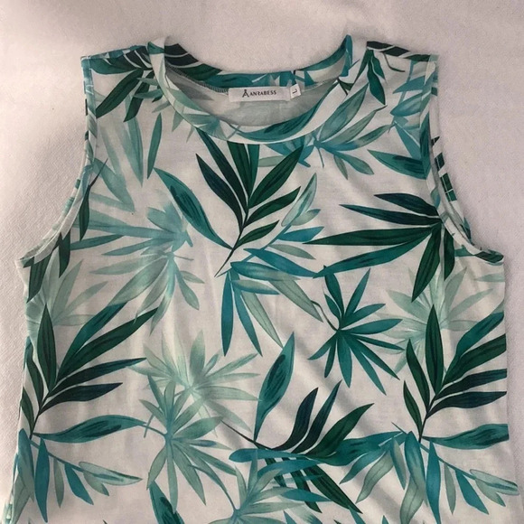 ANRABESS WOMEN'S CASUAL LOOSE SUNDRESS SLEEVELESS MAXI SUMMER BEACH DRESS Size L - Picture 7 of 12